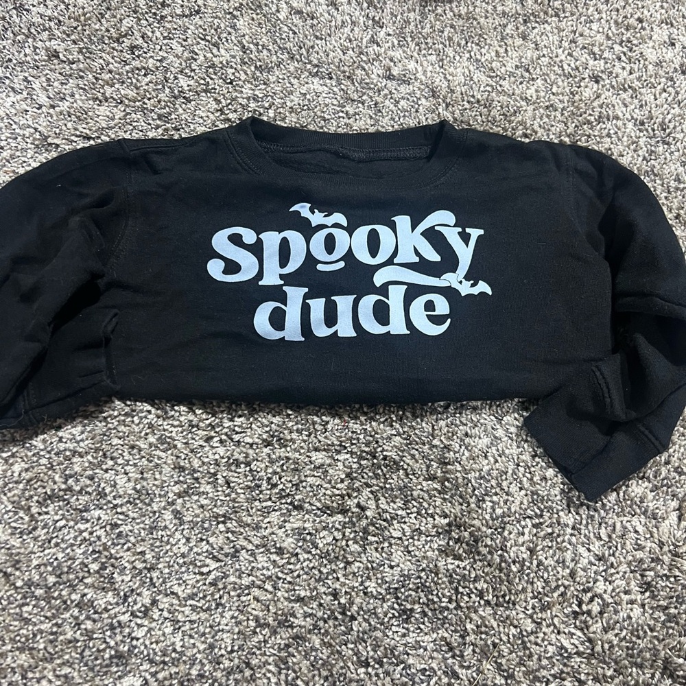 Black 'Spooky Dude' Sweatshirt